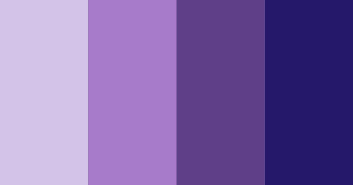 Download midnight lavender dreams color palette PNG image (landscape)