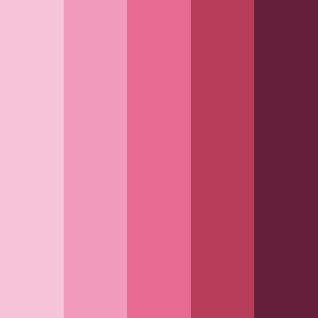 Download crimson raspberry shades color palette PNG image (square)