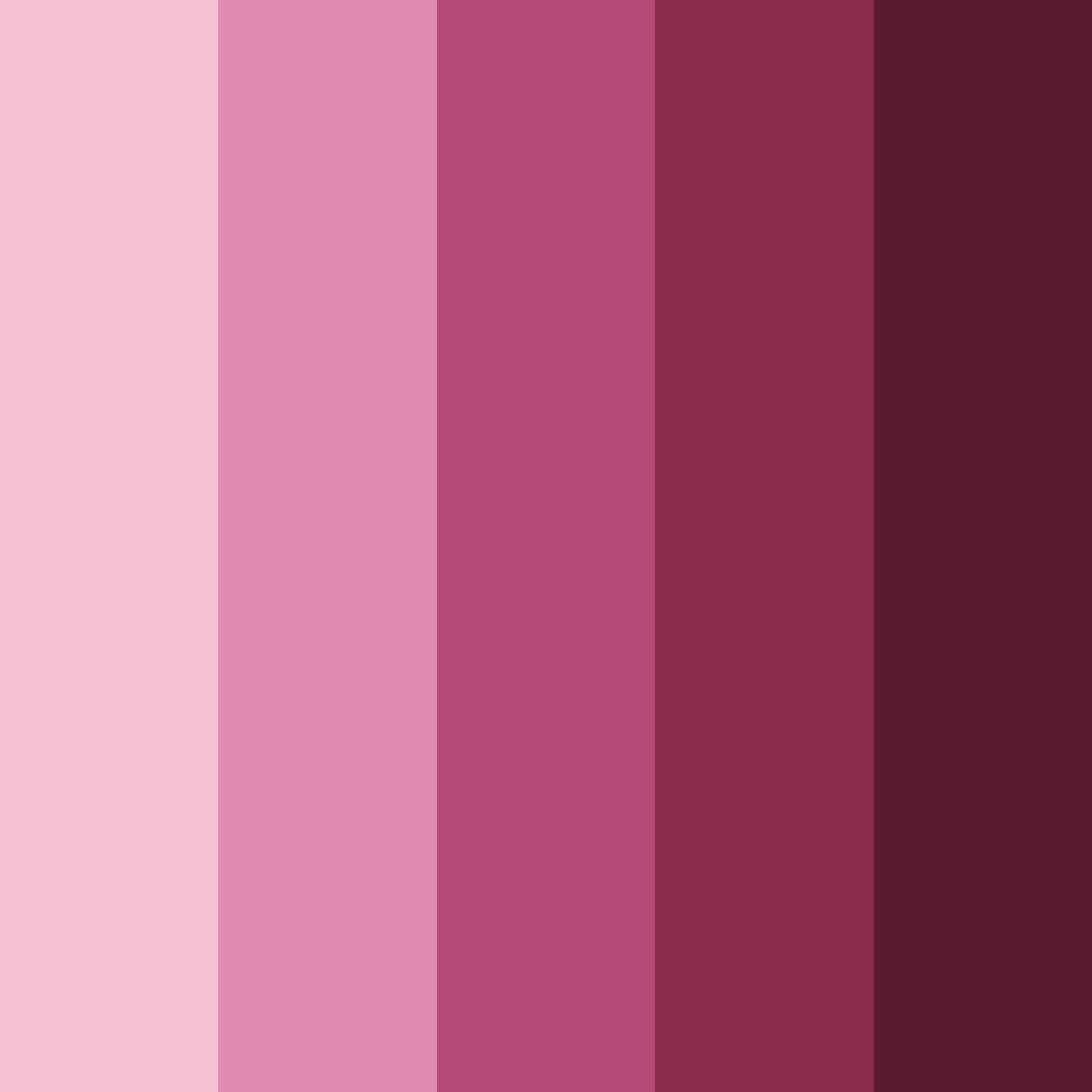 Download berry blush garden color palette PNG image (square)