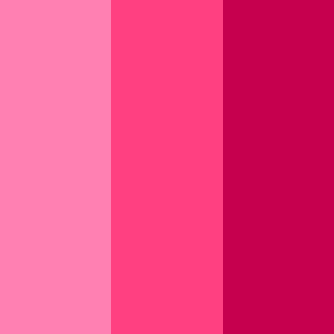 Download pink passion explosion color palette PNG image (square)