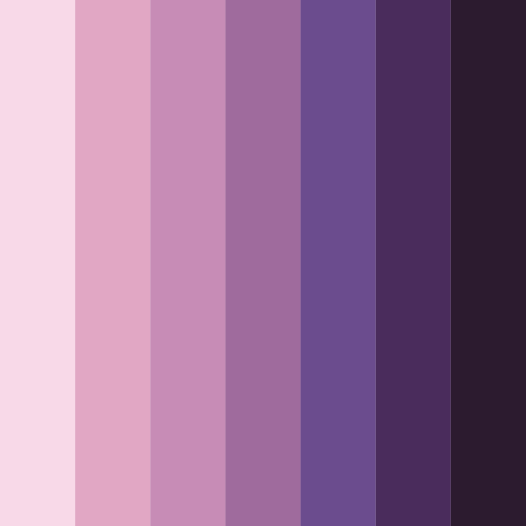 Download whimsical shadows color palette PNG image (square)