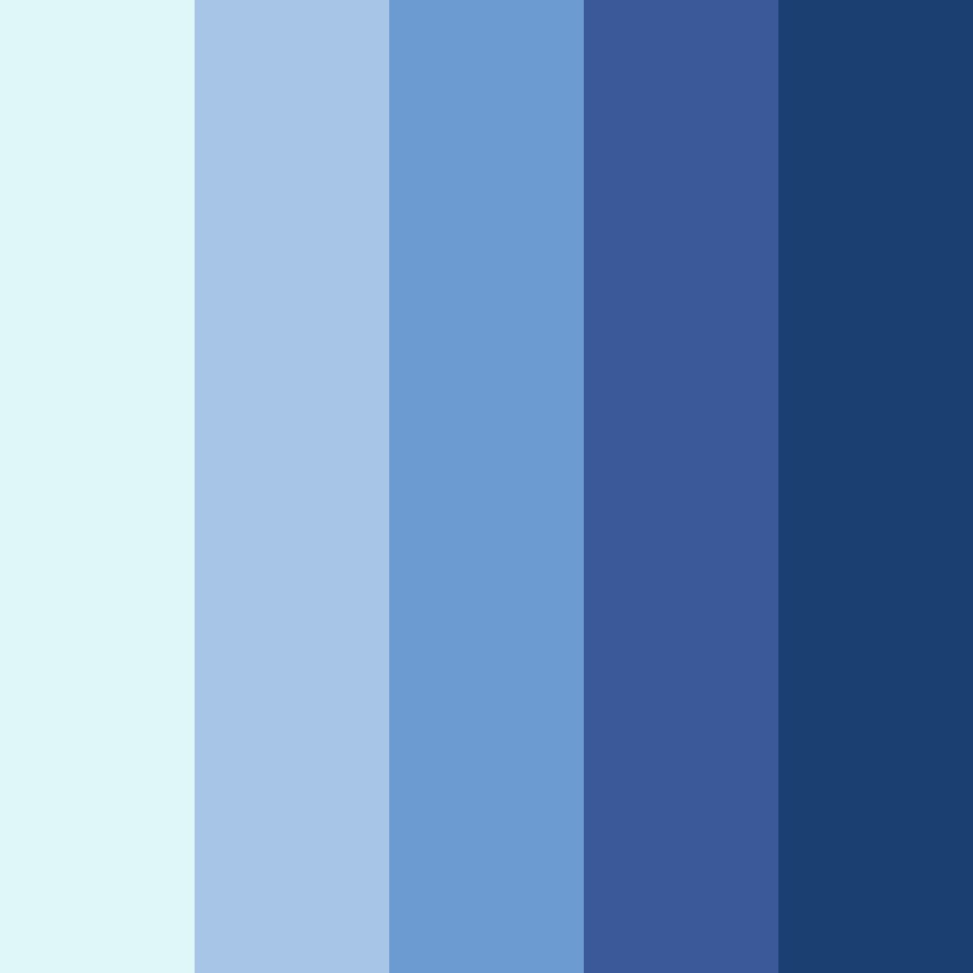 Download oceanic twilight color palette PNG image (square)
