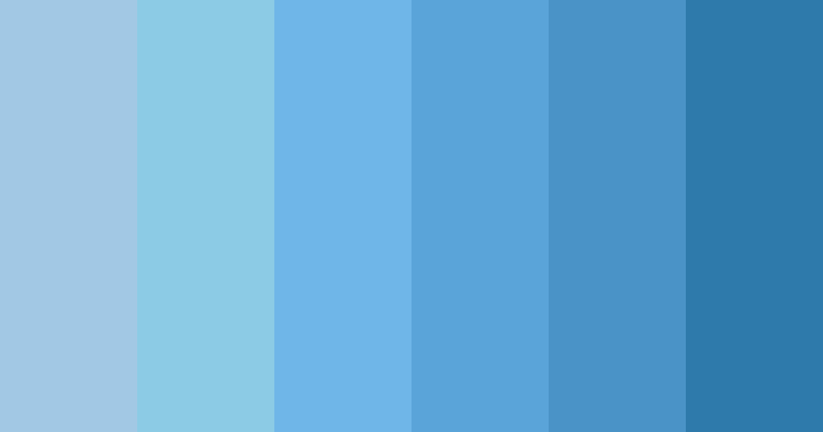 Download light baby blue color palette PNG image (landscape)