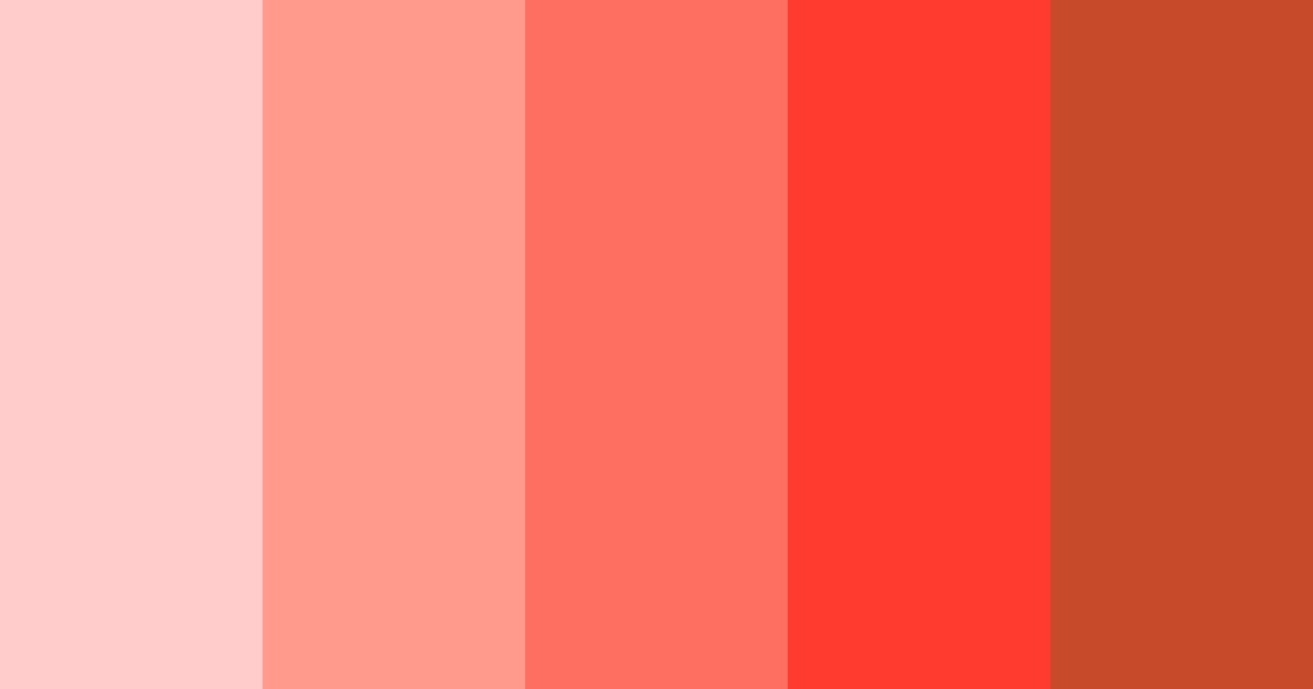 Download blush sunset color palette PNG image (landscape)