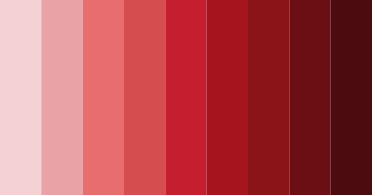 Download deep red elegance color palette PNG image (landscape)
