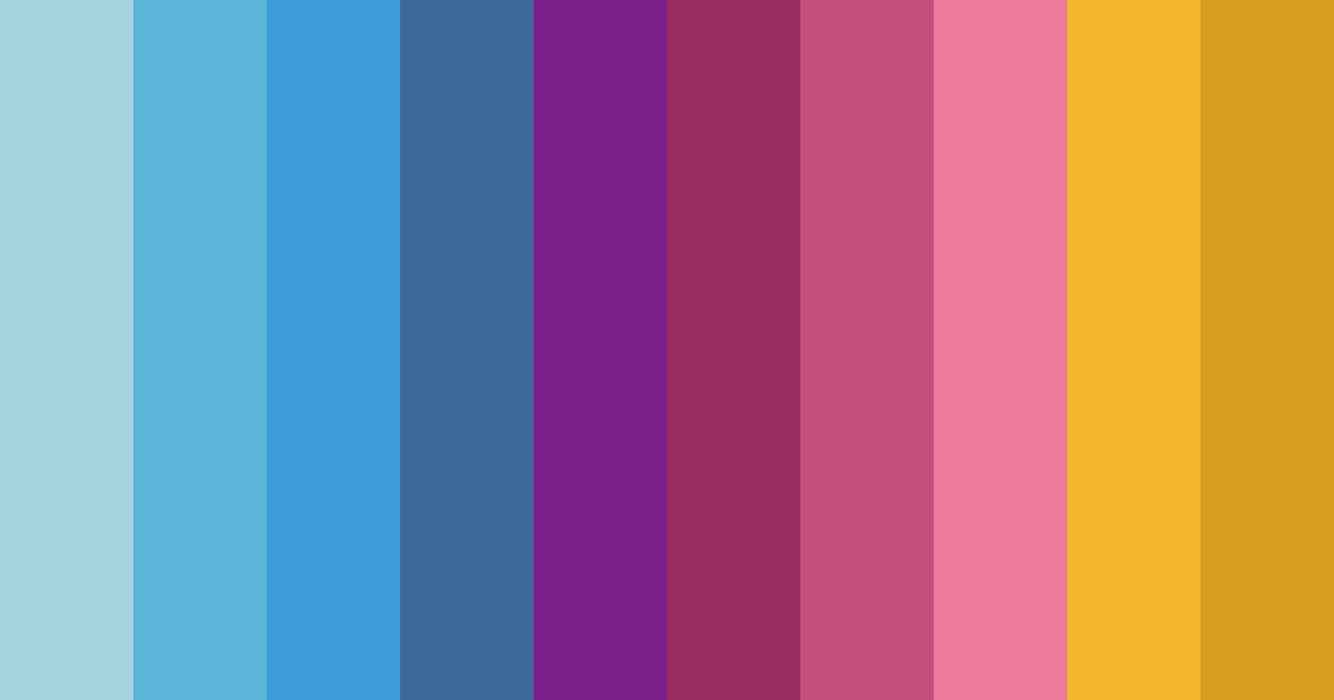 Download radiant gemstone harmony color palette PNG image (landscape)