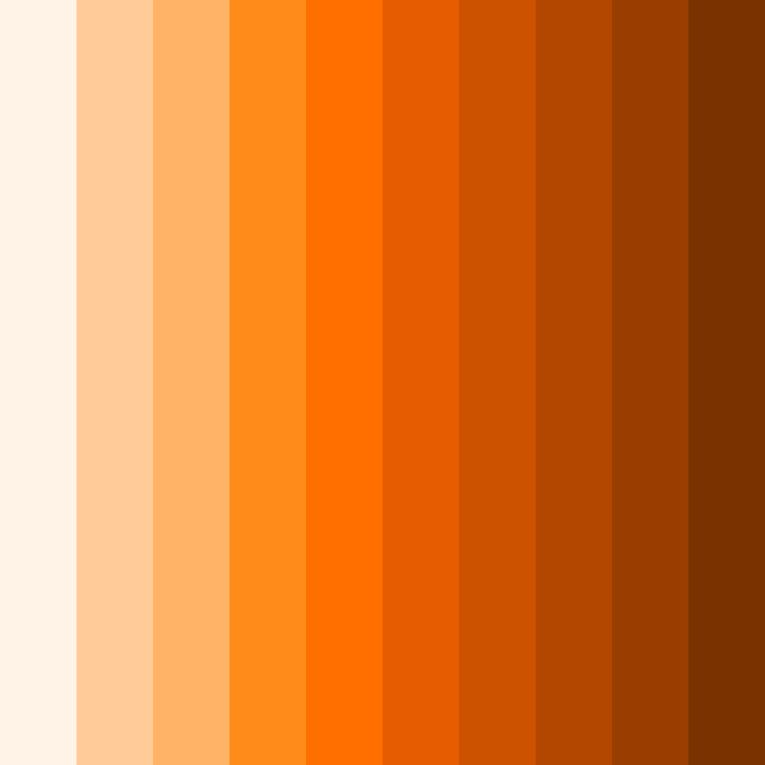 Download warm red sunset color palette PNG image (square)