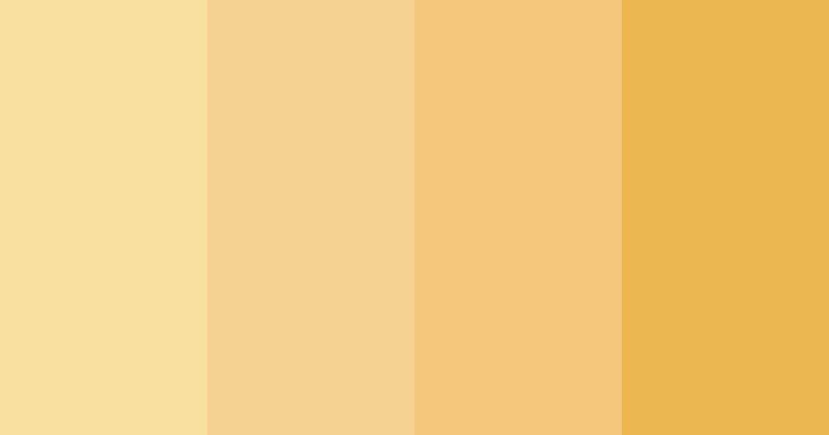 Download pastel gold color palette PNG image (landscape)