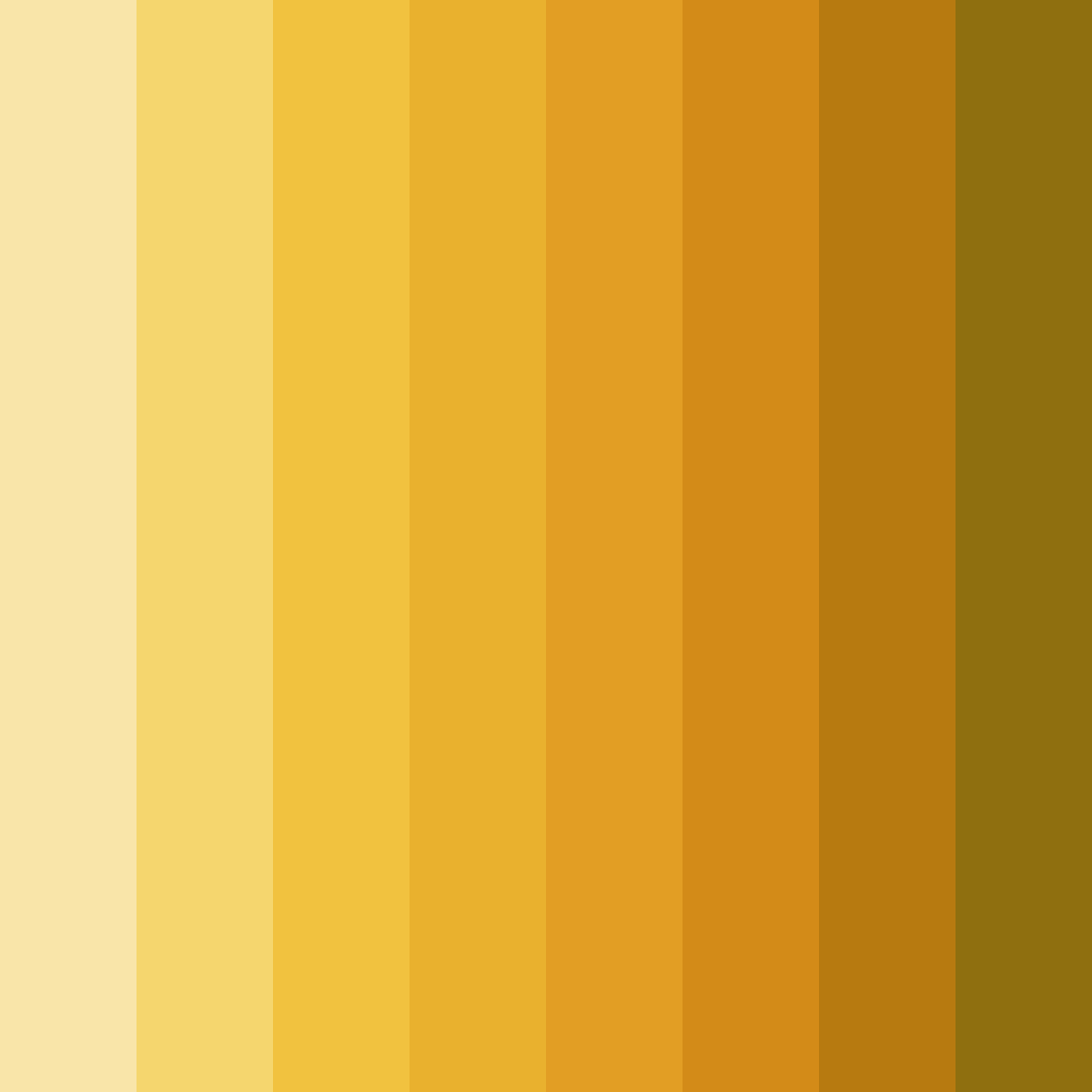 Download golden sunrise color palette PNG image (square)