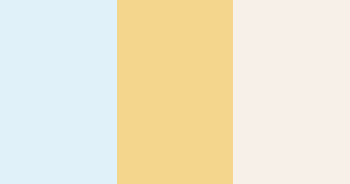 Download light blue gold color palette PNG image (landscape)
