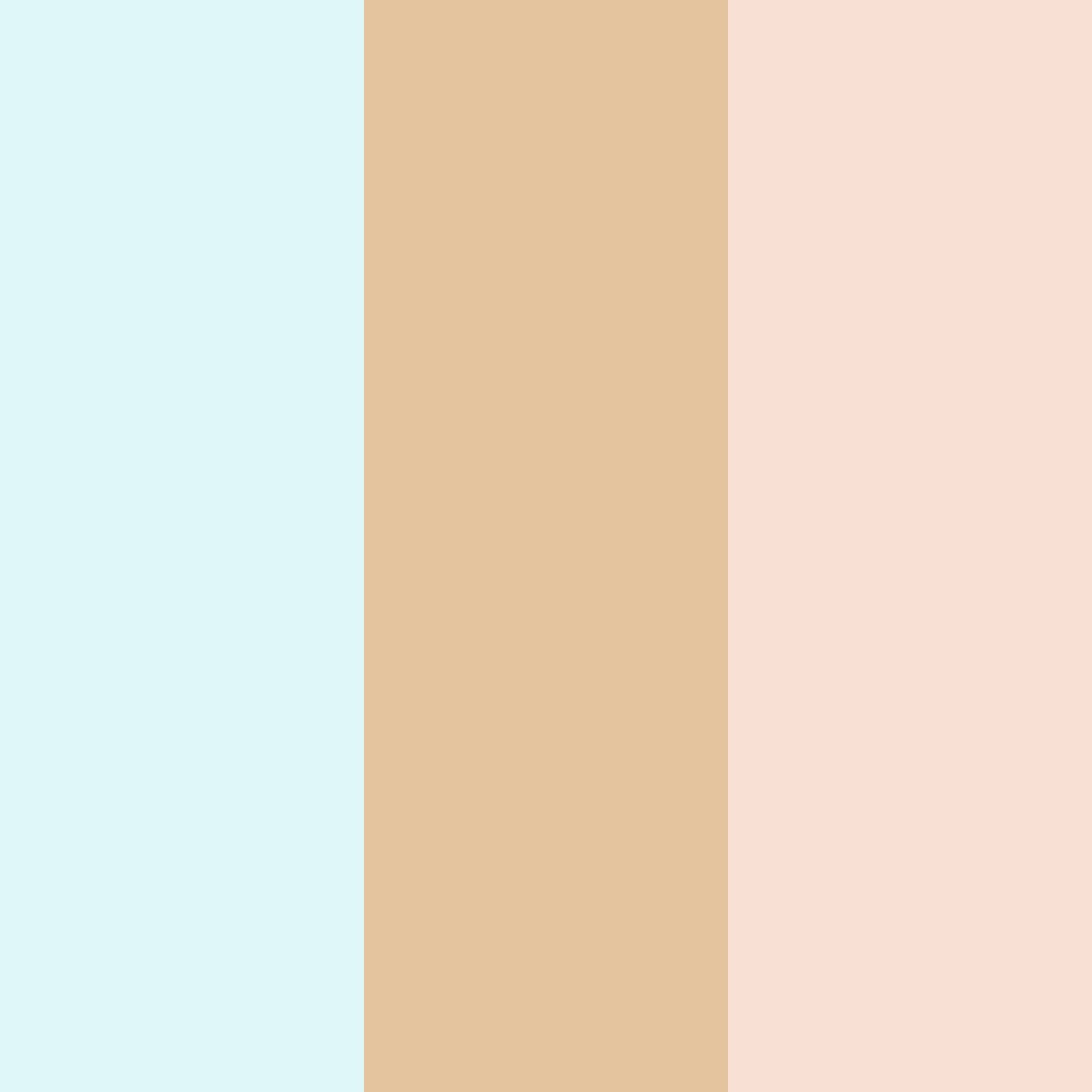 Download soft blue color palette PNG image (square)