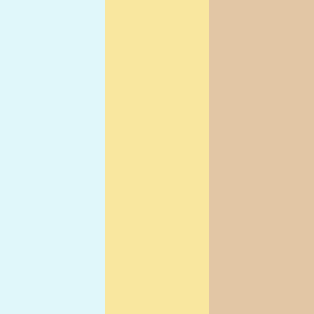 Download muted blue and gold color palette PNG image (square)