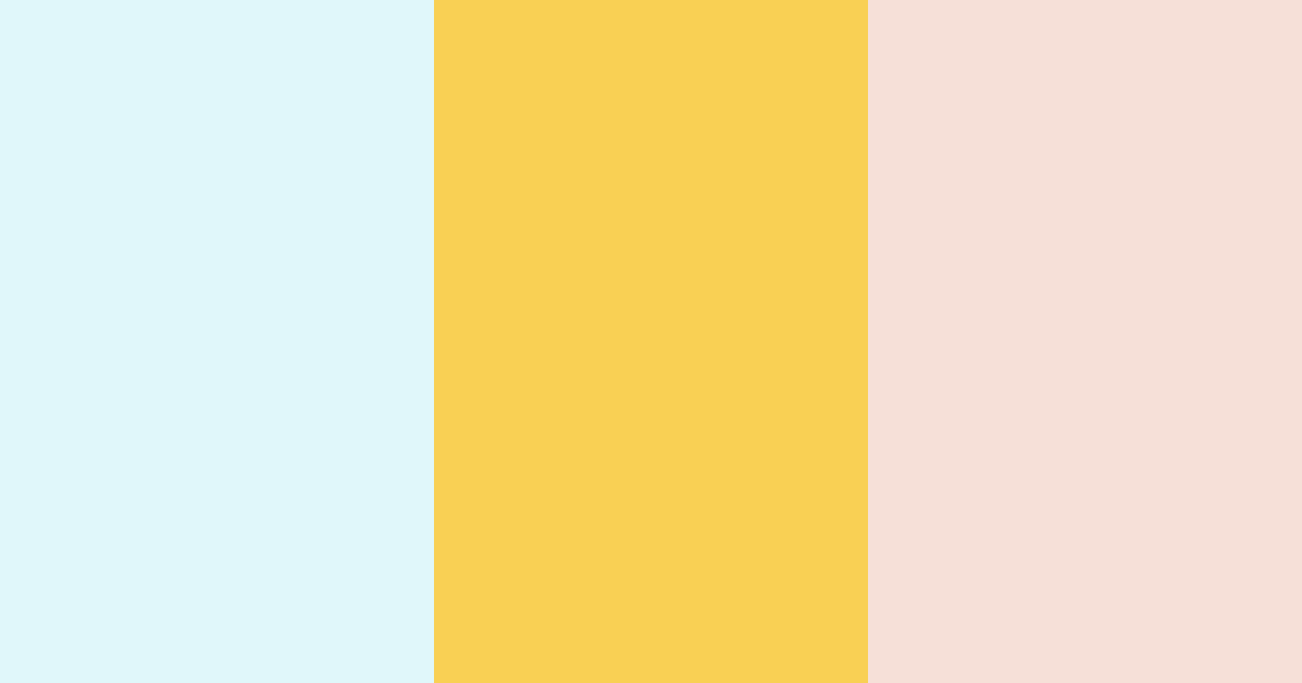 Download light blue gold color palette PNG image (landscape)
