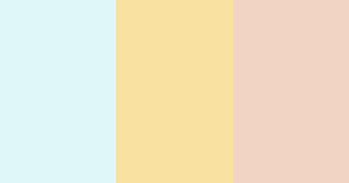 Download light blue gold color palette PNG image (landscape)