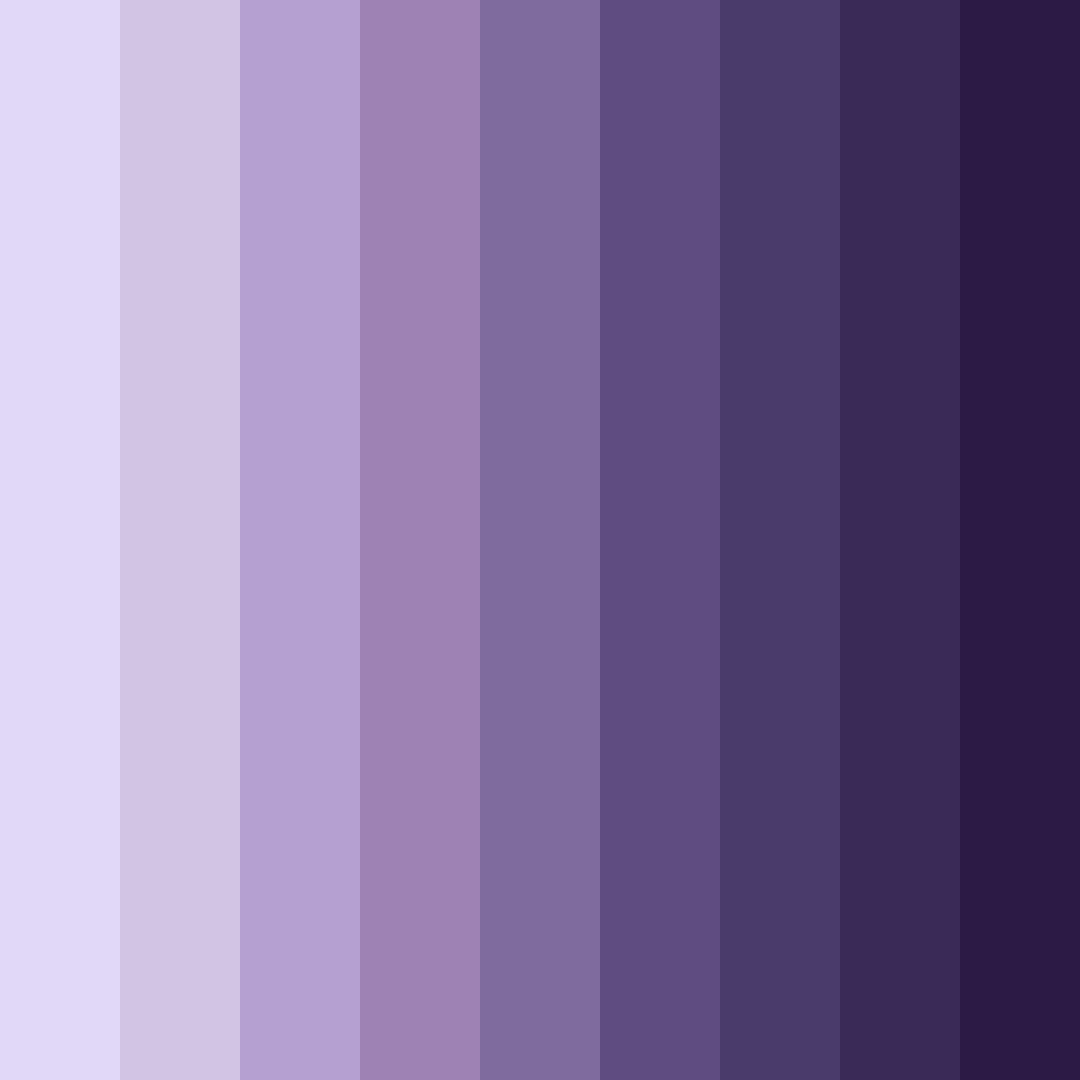 Download whispers of lavender night color palette PNG image (square)