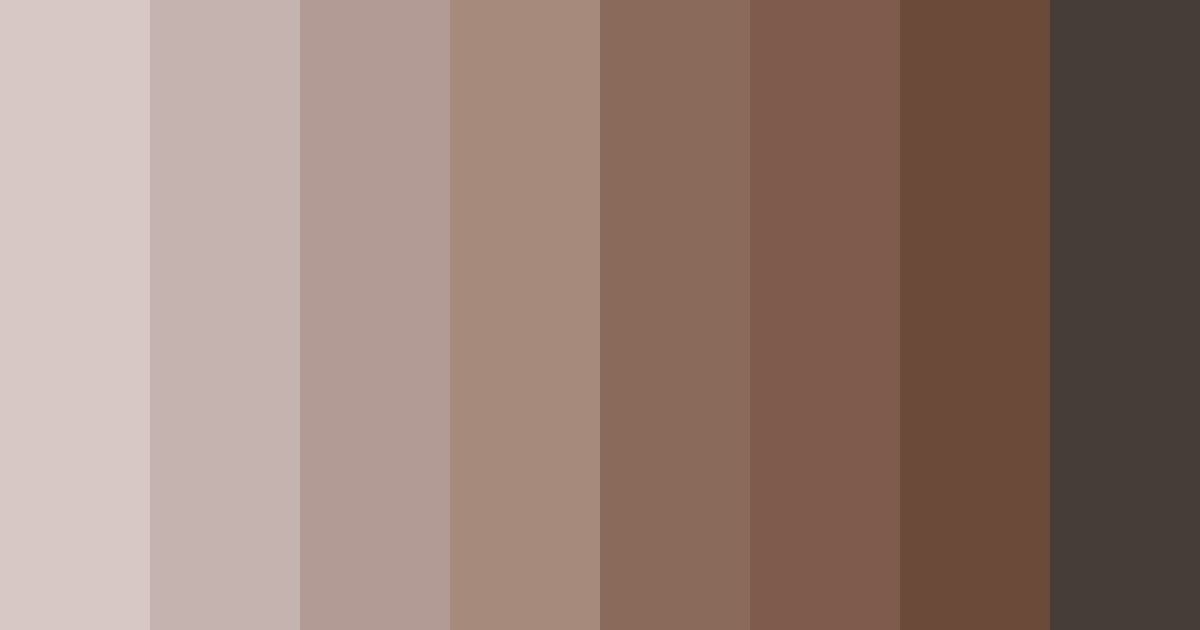 Download rustic elegance color palette PNG image (landscape)