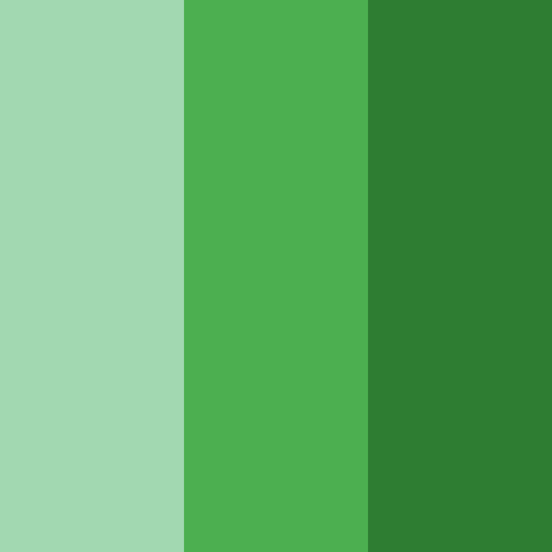 Download emerald serenity color palette PNG image (square)