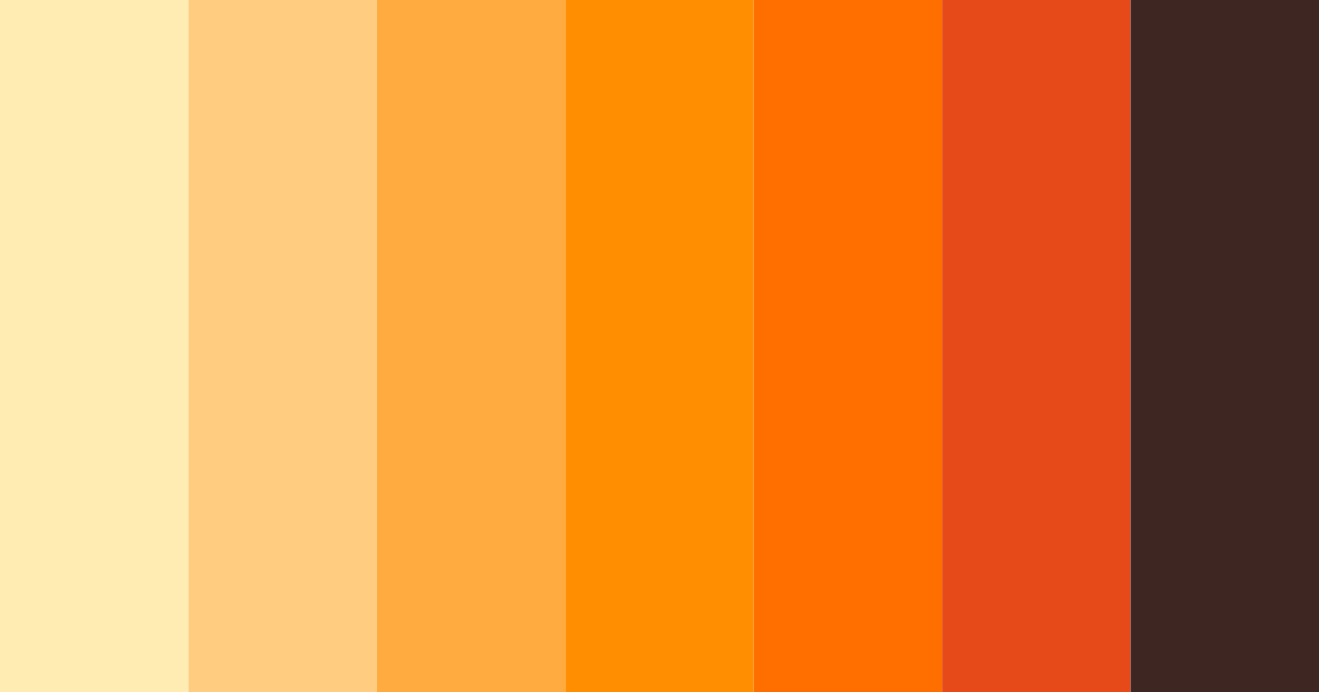 Download warm earthtones color palette PNG image (landscape)