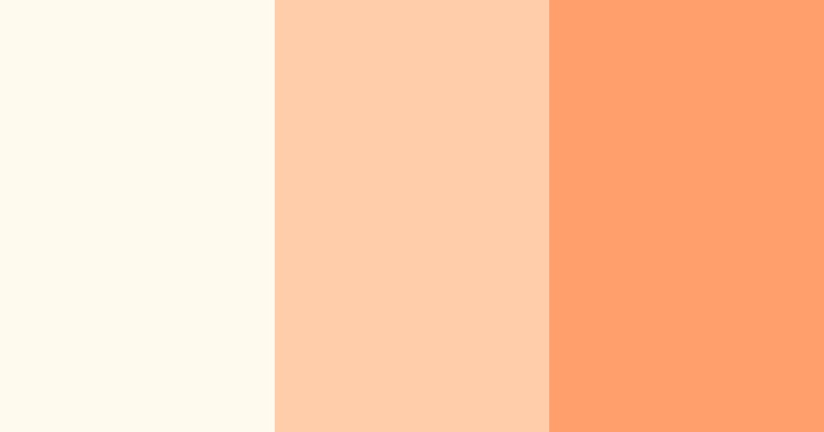 Download peachy dream color palette PNG image (landscape)