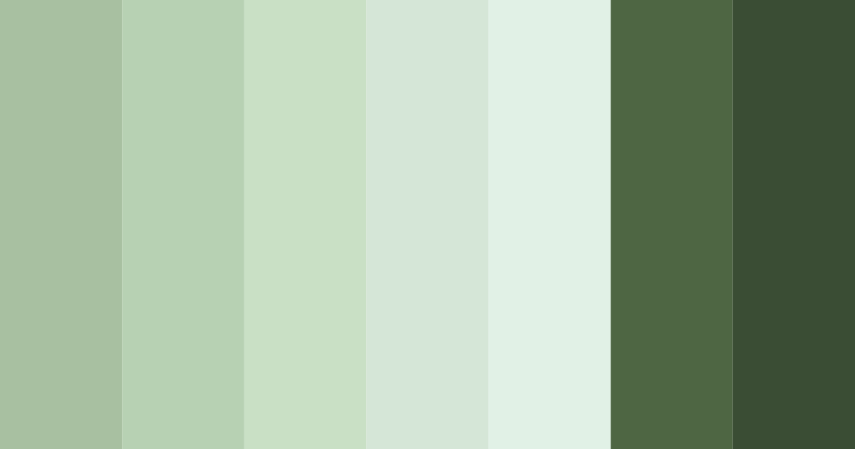 Download whispering forest color palette PNG image (landscape)