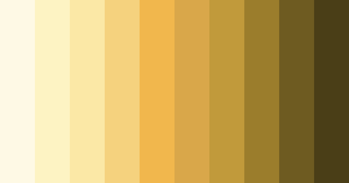 Download gilded serenity color palette PNG image (landscape)