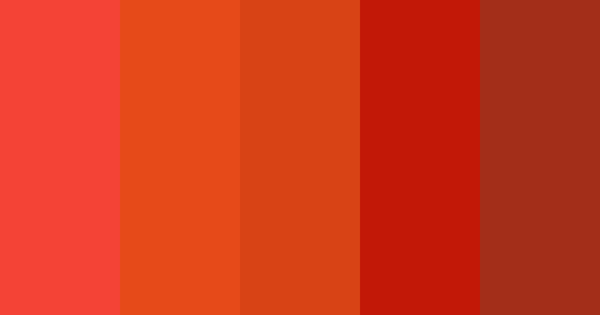 Download dark red color palette PNG image (landscape)