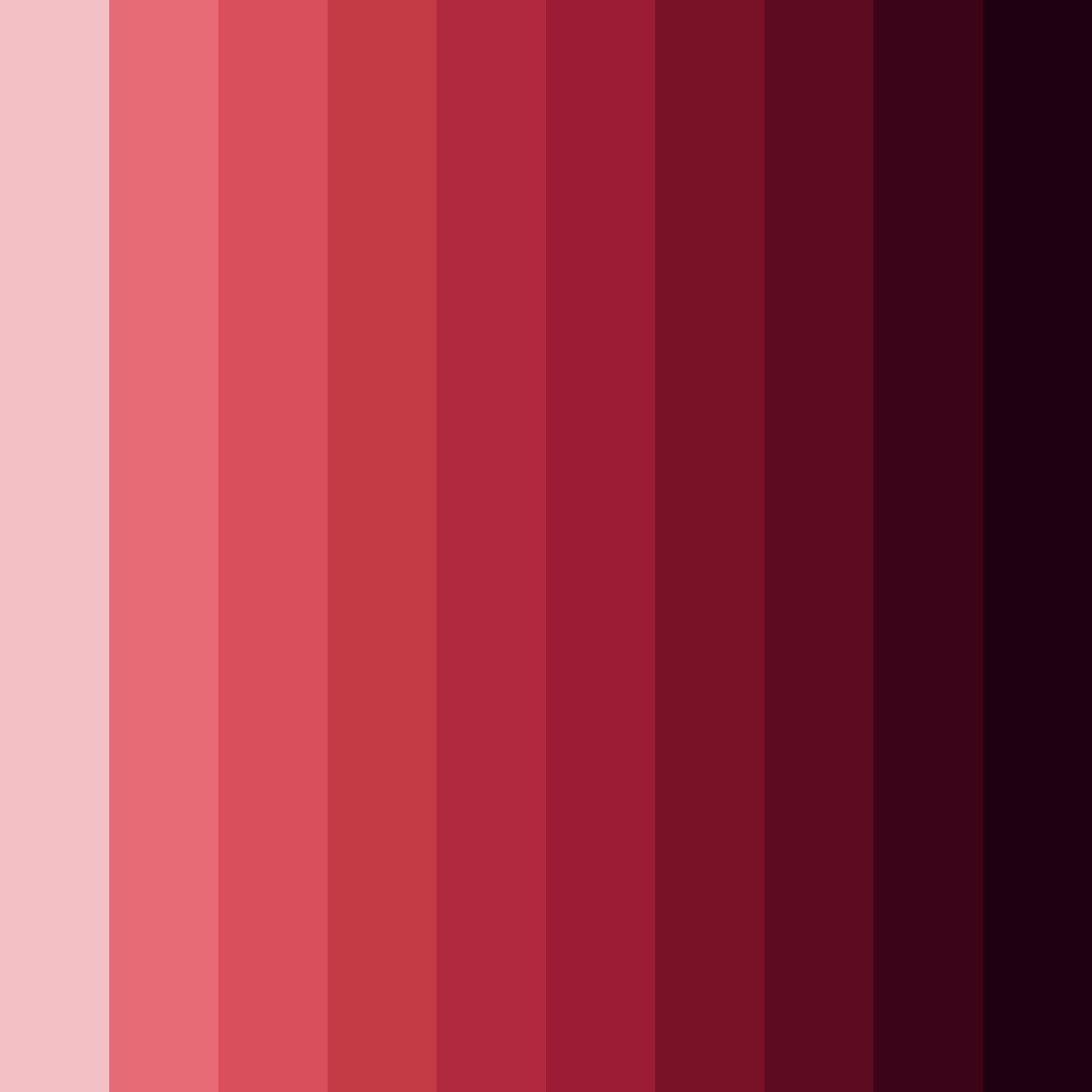 Download dark midnight red color palette PNG image (square)