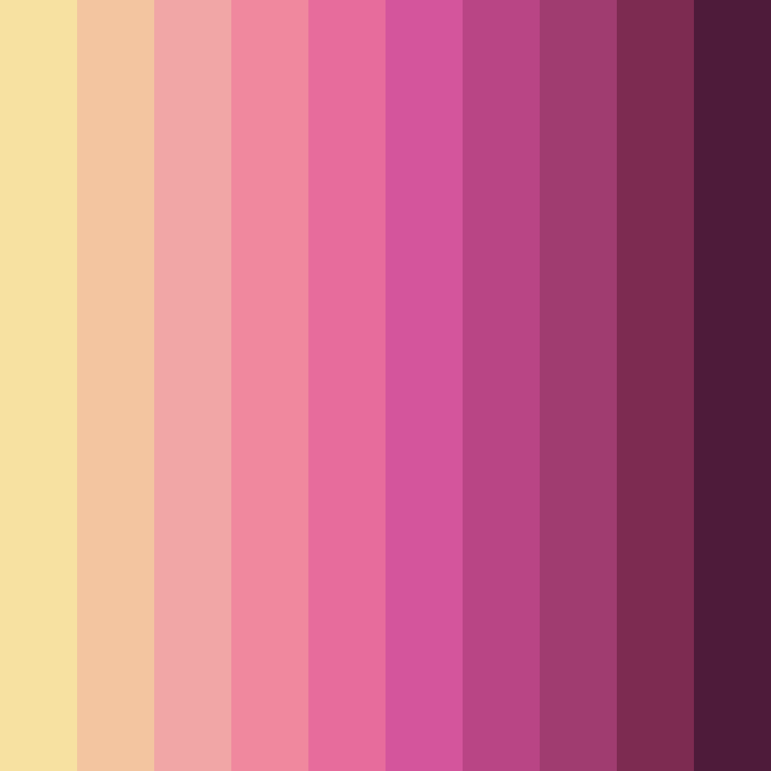 Download blossom embrace color palette PNG image (square)