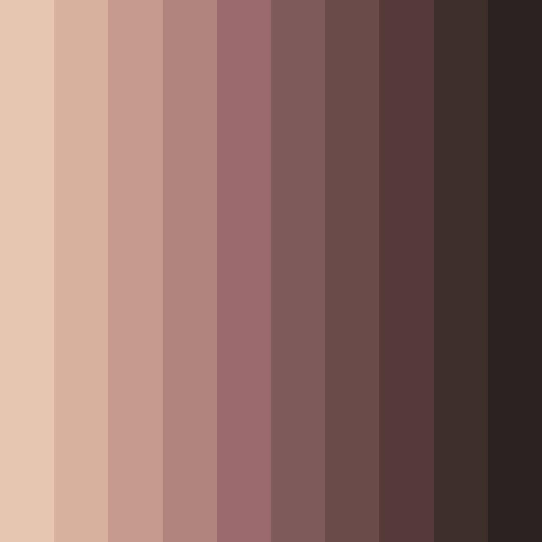 Download earthy elegance color palette PNG image (square)