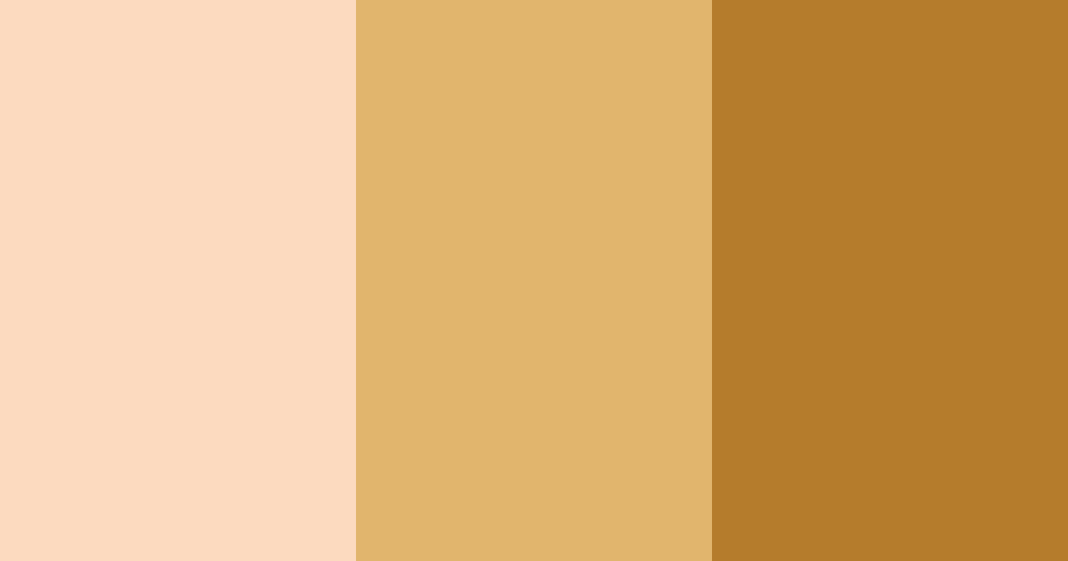 Download golden amber color palette PNG image (landscape)