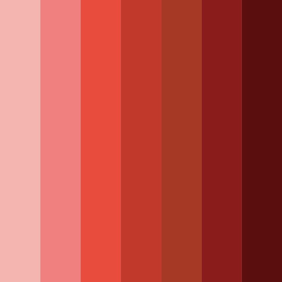 Download crimson orchard color palette PNG image (square)