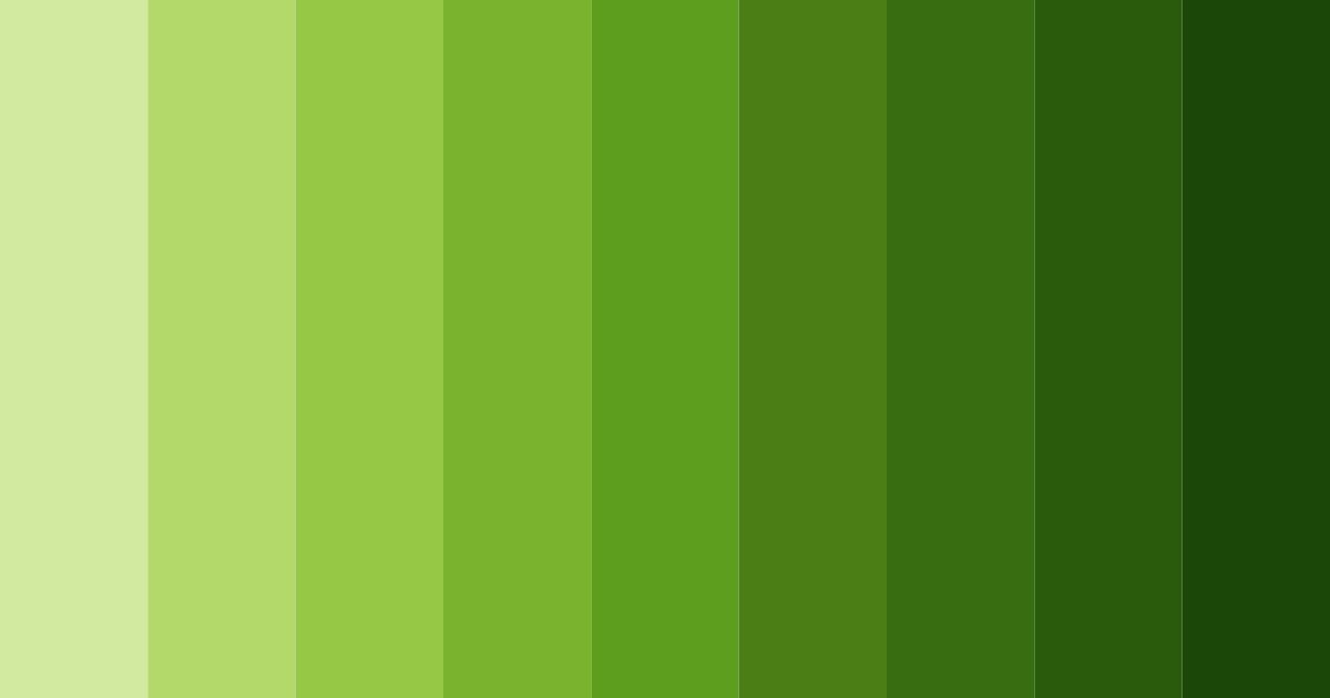 Download lush green reverie color palette PNG image (landscape)