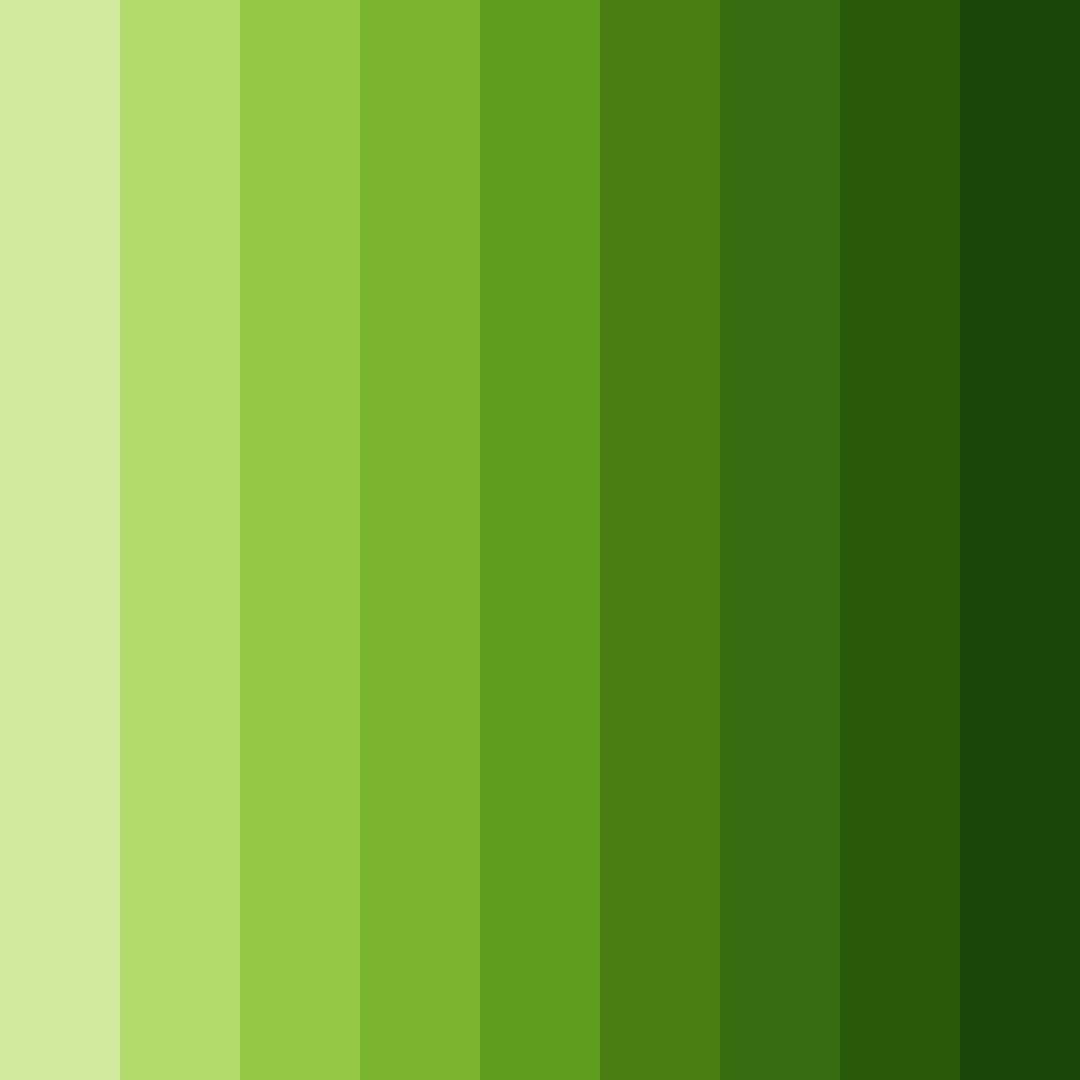 Download lush green reverie color palette PNG image (square)