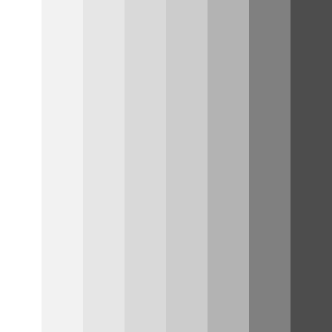 Download whispers of grey color palette PNG image (square)