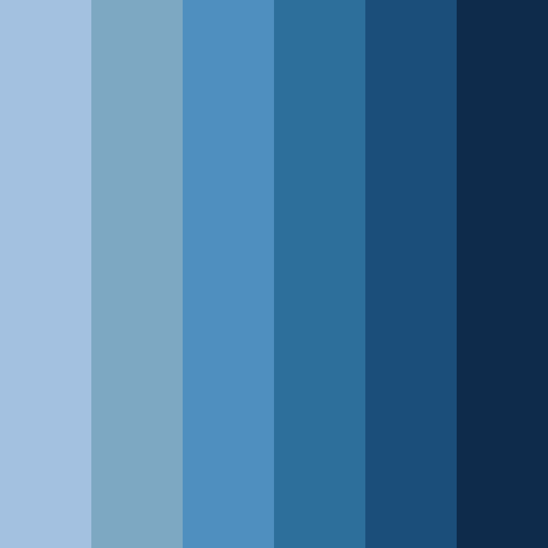 Download blue galaxy shades color palette PNG image (square)