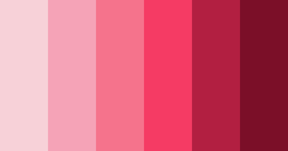 Download blushing crimson dreams color palette PNG image (landscape)