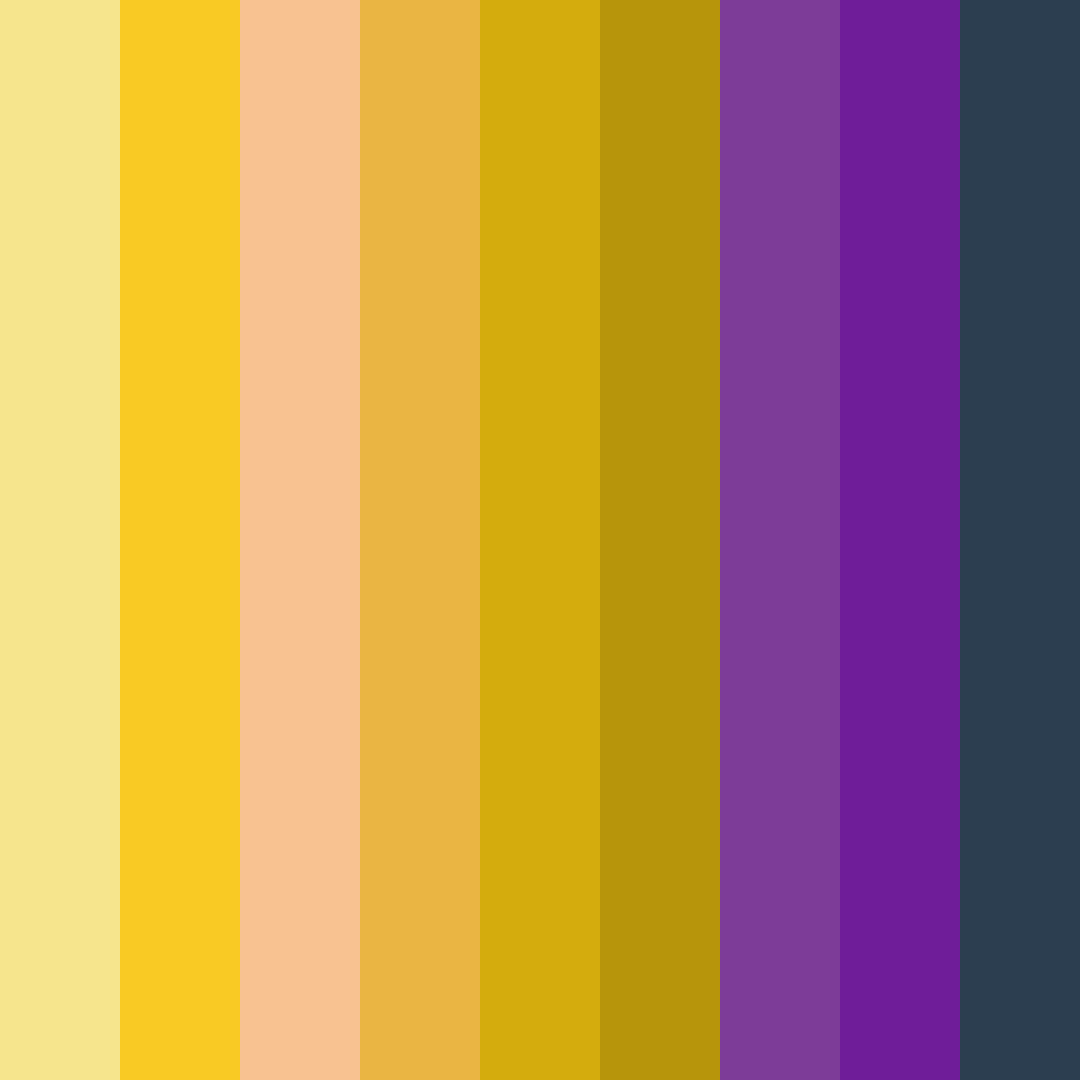 Download regal nightfall color palette PNG image (square)