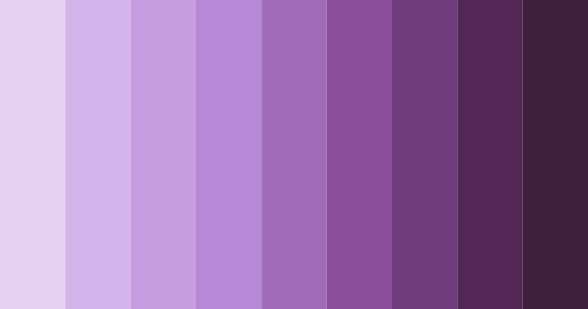 Download light purple dreams color palette PNG image (landscape)