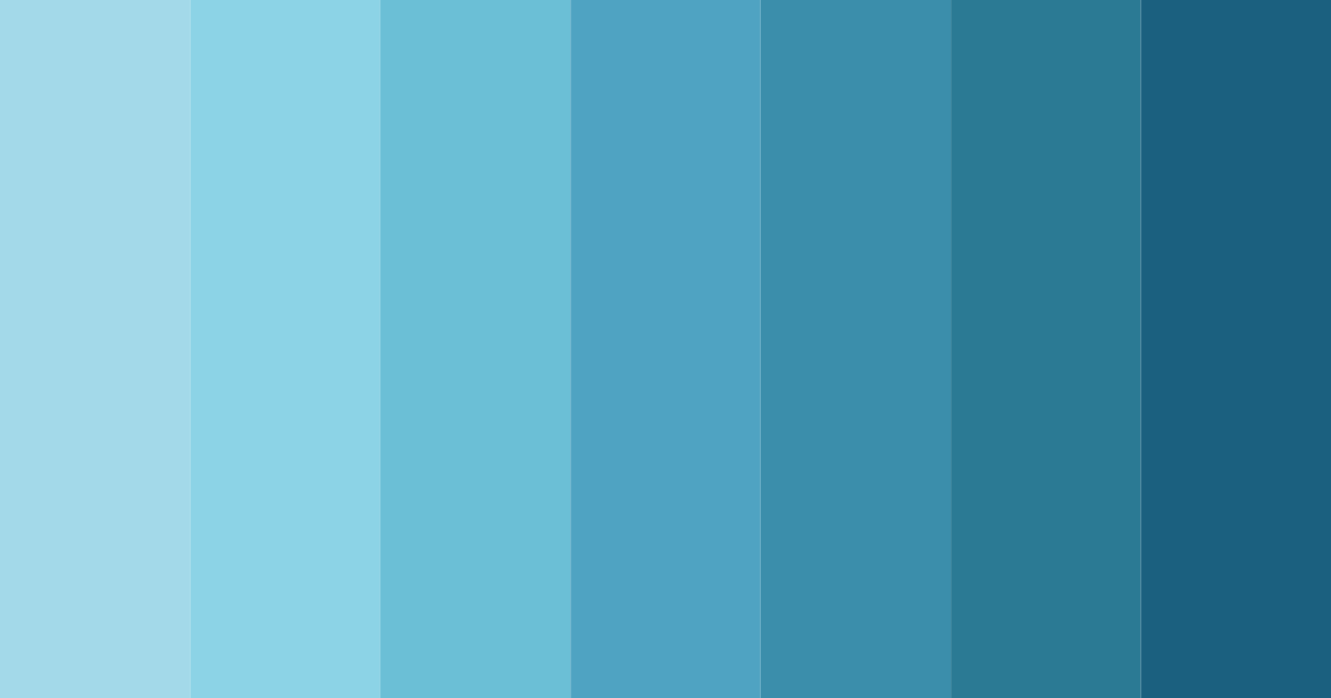 Download azure breeze color palette PNG image (landscape)