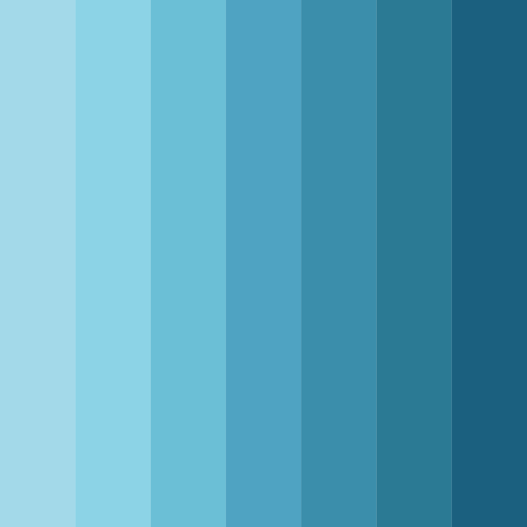 Download azure breeze color palette PNG image (square)