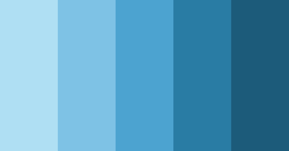 Download aqua serenade color palette PNG image (landscape)