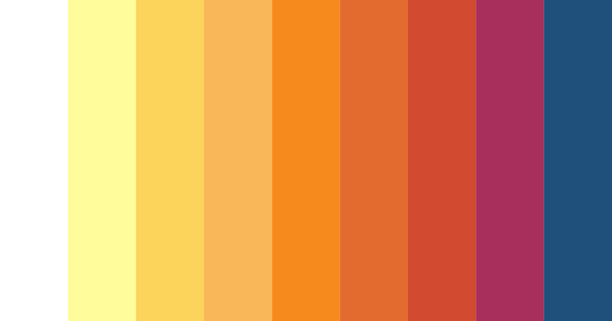 Download sunset carnival color palette PNG image (landscape)