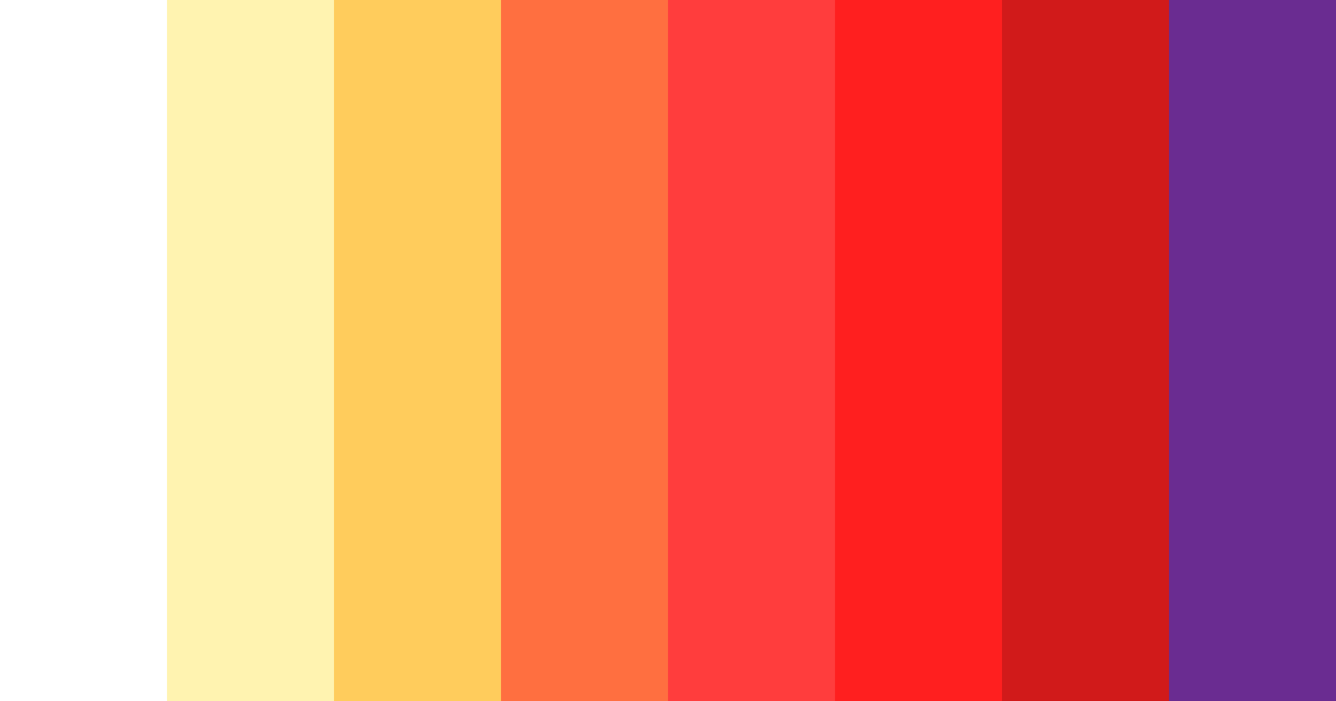 Download vibrant red color palette PNG image (landscape)