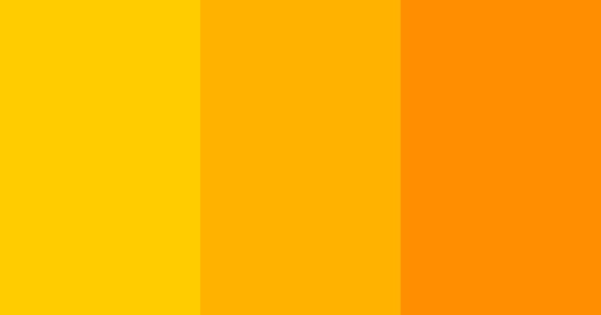 Download bright amber color palette PNG image (landscape)