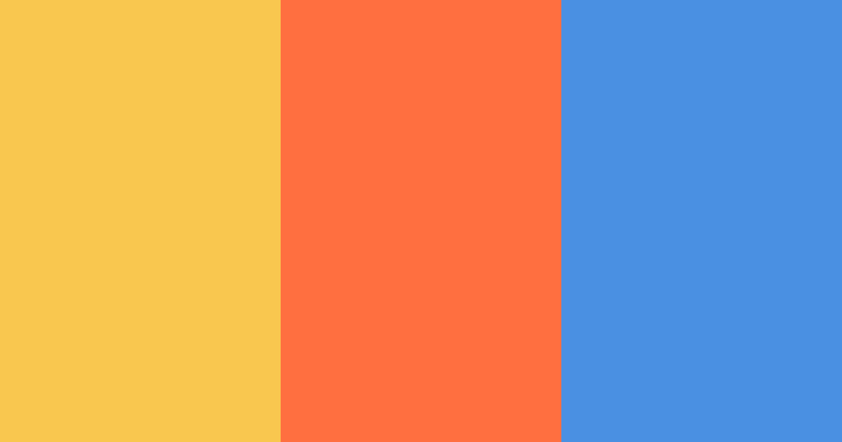 Download vibrant vermilion color palette PNG image (landscape)