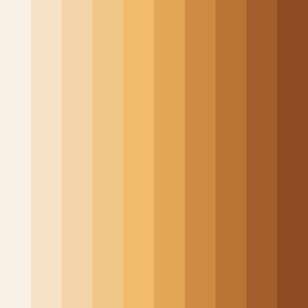 Download vanilla dreamscape color palette PNG image (square)