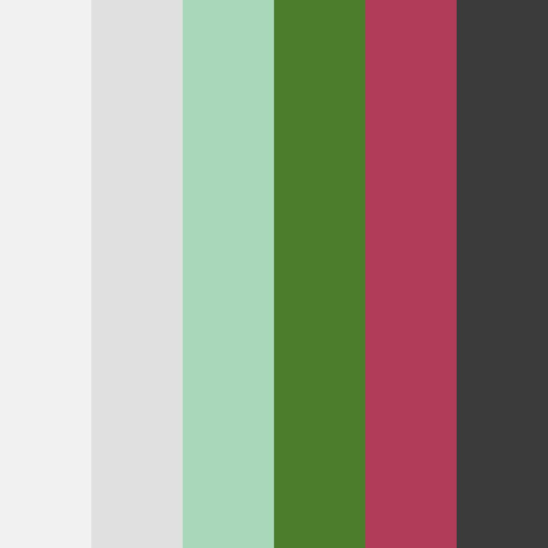 Download shades of green and pink color palette PNG image (square)