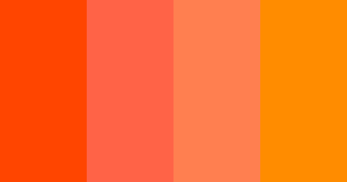 Download warm autumn sunset color palette PNG image (landscape)