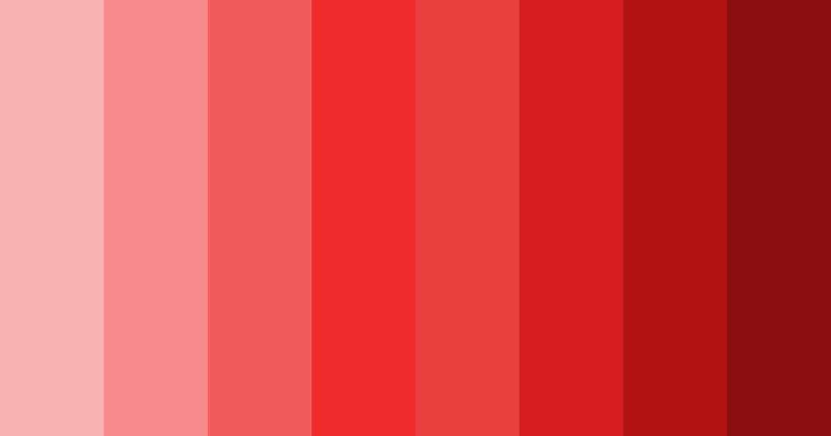 Download crimson symphony color palette PNG image (landscape)