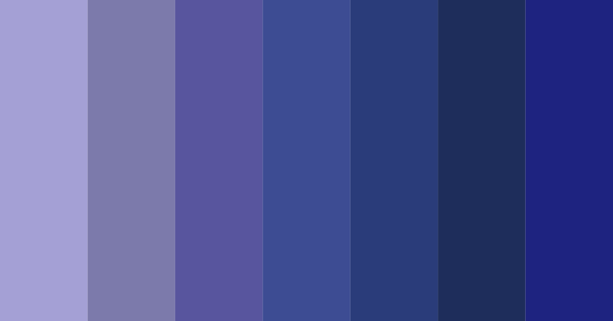Download dark blue color palette PNG image (landscape)